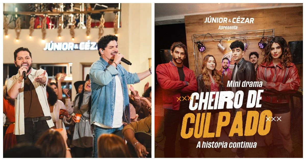 Júnior e Cézar apostam em lançamento com novela (Divulgação)