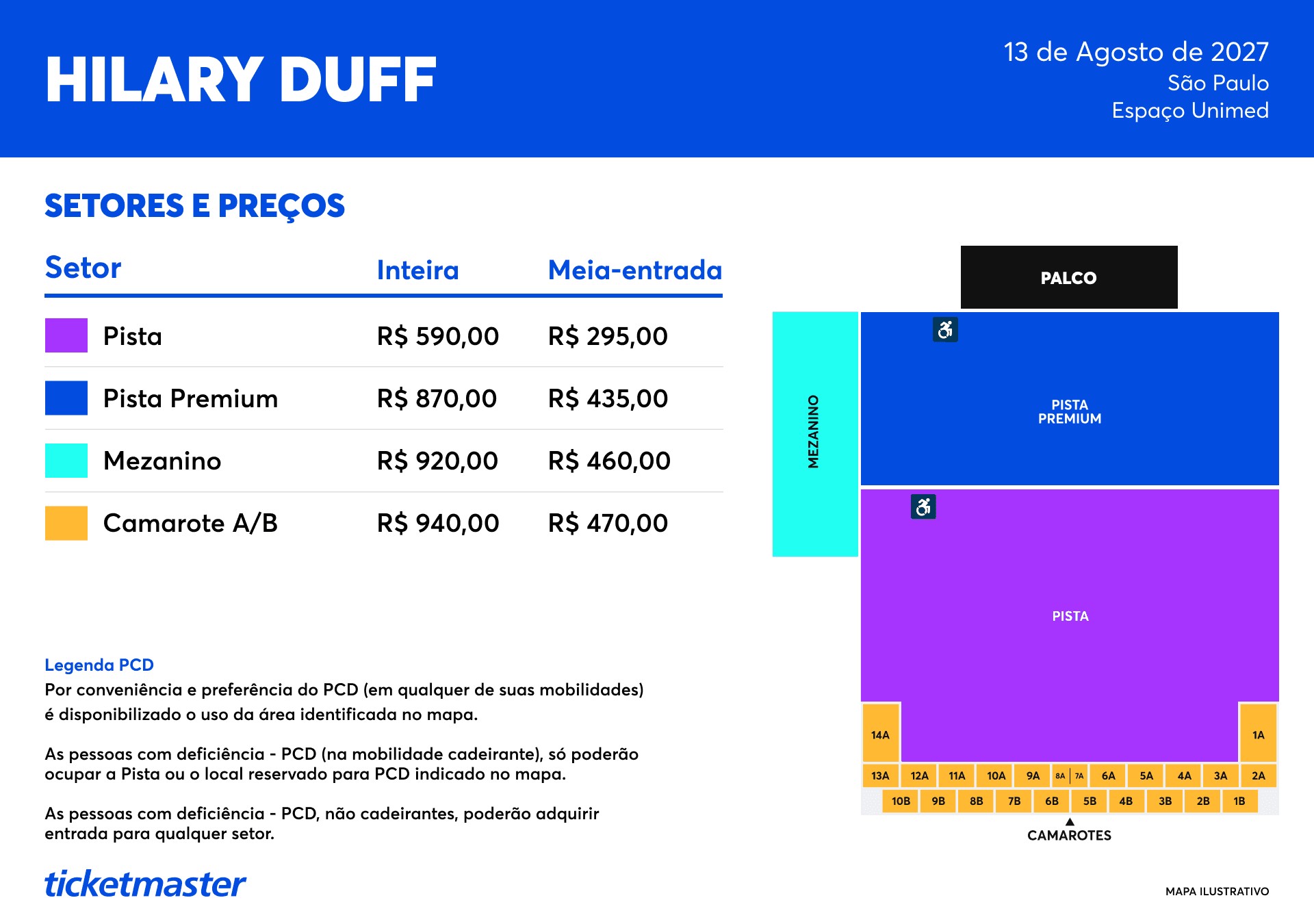 Veja os preços do show de Hilary Duff no Brasil