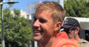 Justin Bieber no MacArthur Park, em Los Angeles (Reprodução X)