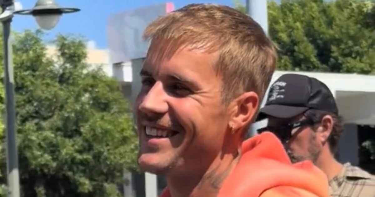 Justin Bieber no MacArthur Park, em Los Angeles (Reprodução X)