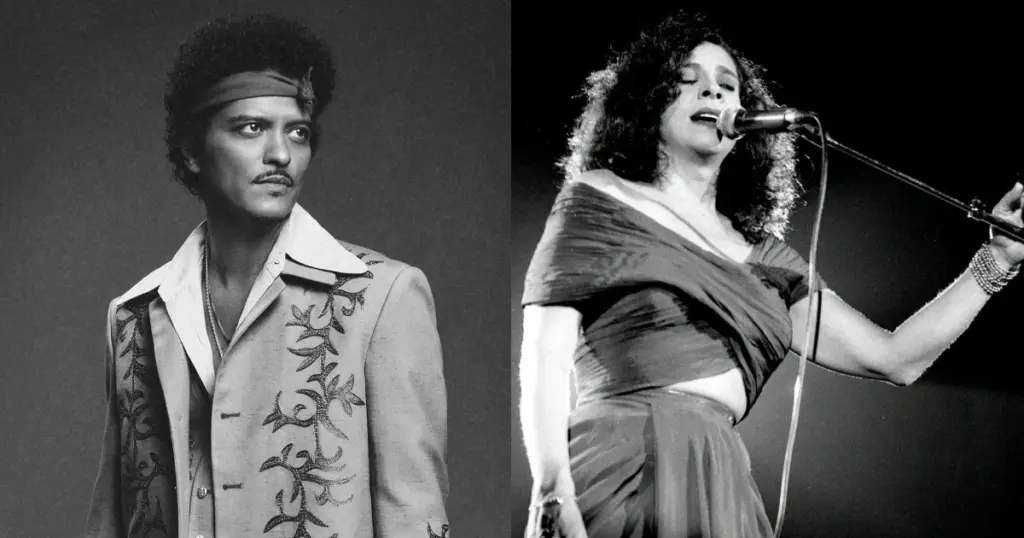 Bruno Mars (Reprodução Facebook) e Gal Costa (Mila Petrillo_Reprodução Facebook) são do signo de Libra
