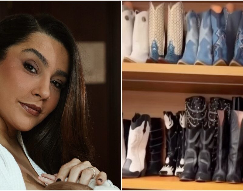 Lauana Prado revela coleção de mais de 4 mil botas: ‘Elas se procriam’