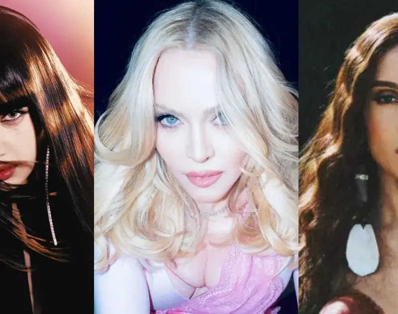 Lisa, Madonna e Anitta estão indicadas ao VMA 2026 (LLOUD, André Nicolau e Instagram)
