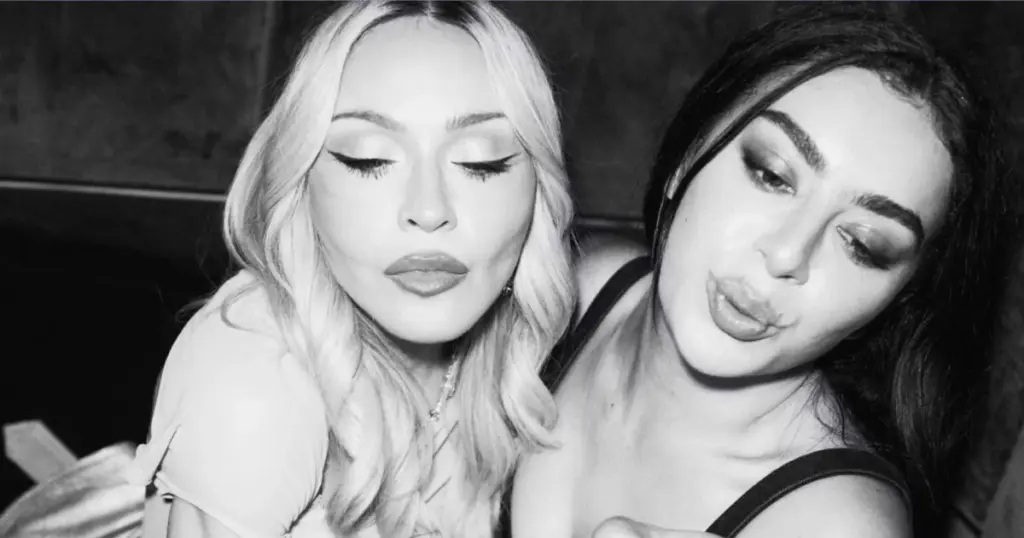 Madonna e Charli xcx (Reprodução/Instagram)