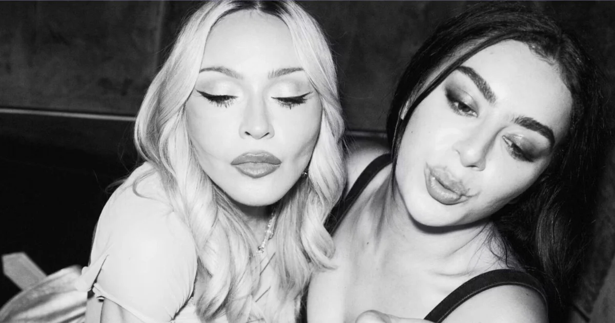 Madonna e Charli xcx (Reprodução/Instagram)