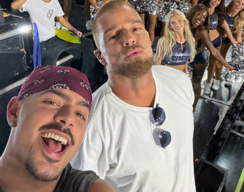 Pedro Sampaio e Ricky Martin
