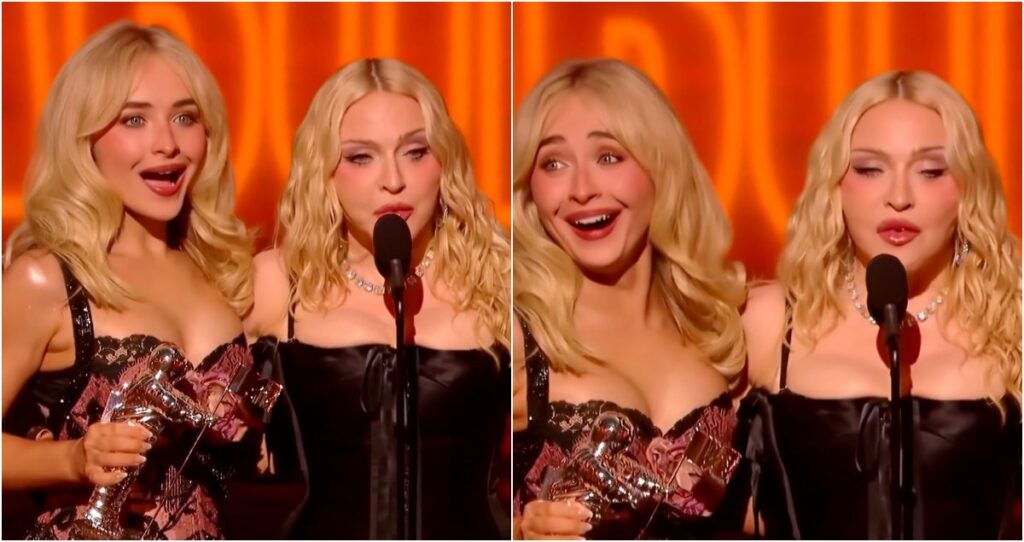 Madonna e Sabrina Carpenter no VMA 2026