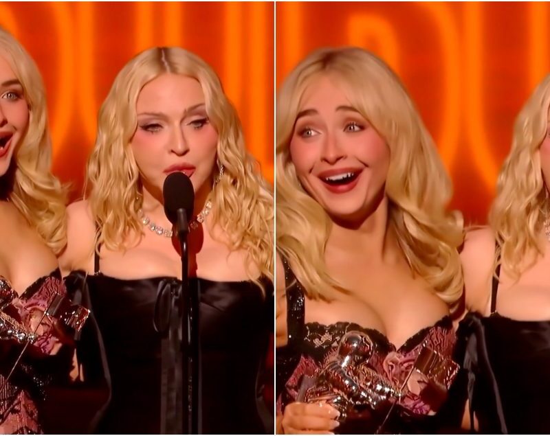 Madonna e Sabrina Carpenter no VMA 2026