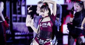 LISA durante show no VMA 2026 lançamentos(Rich Polk/Billboard)
