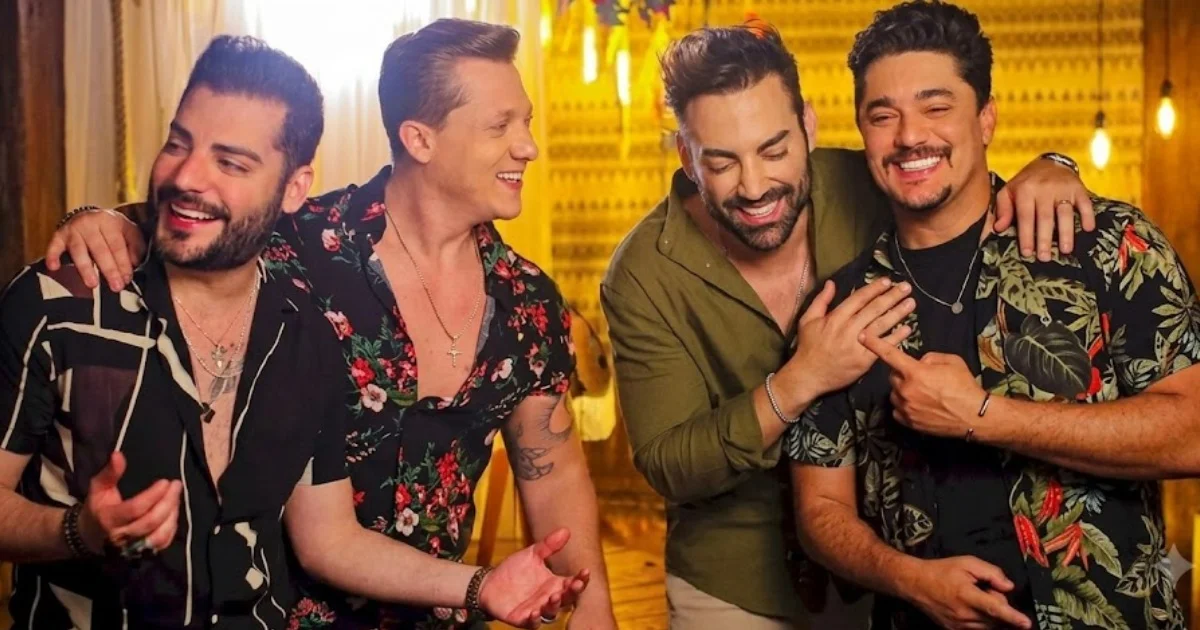 Guilherme e Benuto com George Henrique e Rodrigo(Reprodução)