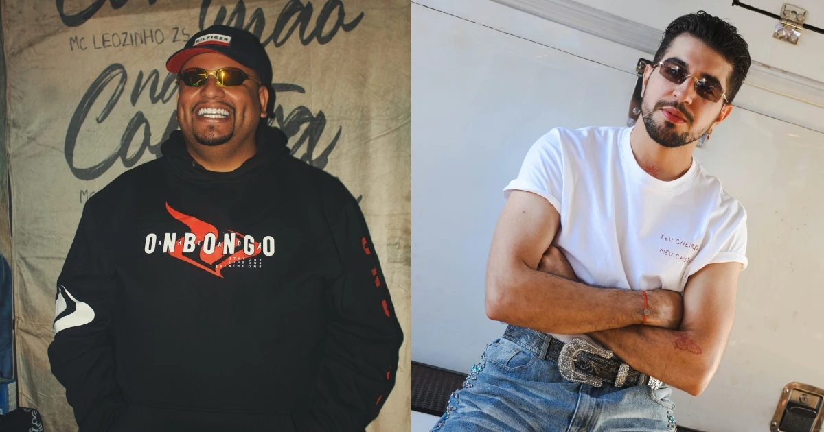MC Leozinho ZS e Nattan (reprodução Facebook)
