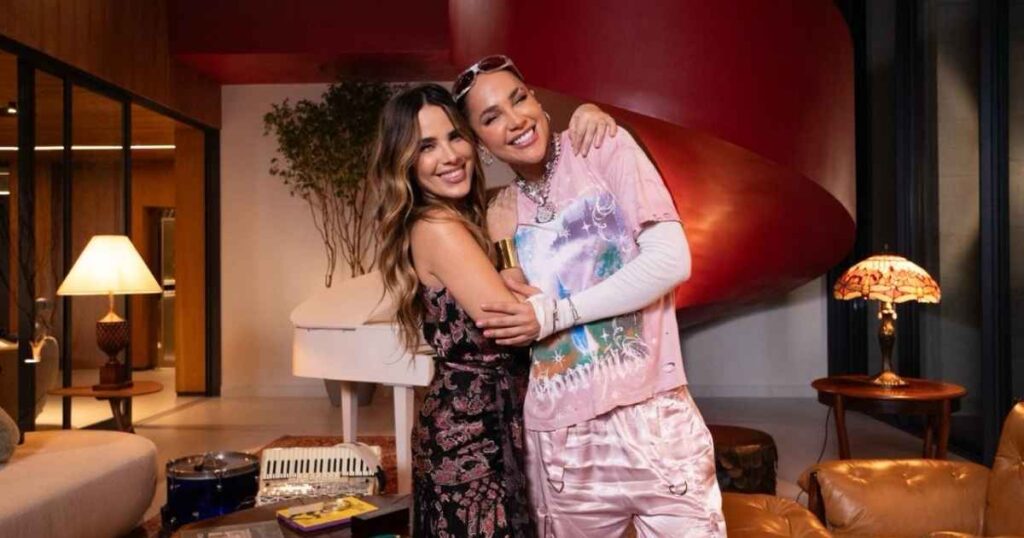 Michele Andrade abre a casa para Wanessa Camargo em “Michele in Casa" (Divulgação)