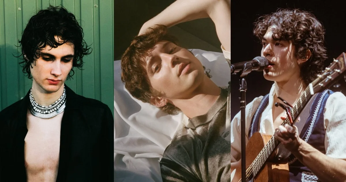 sombr, Troye Sivan e Conan Gray estão na lista da TIME100 Next 2026 (Reprodução/Bryce Glenn, Cultured e Dillon Matthew)