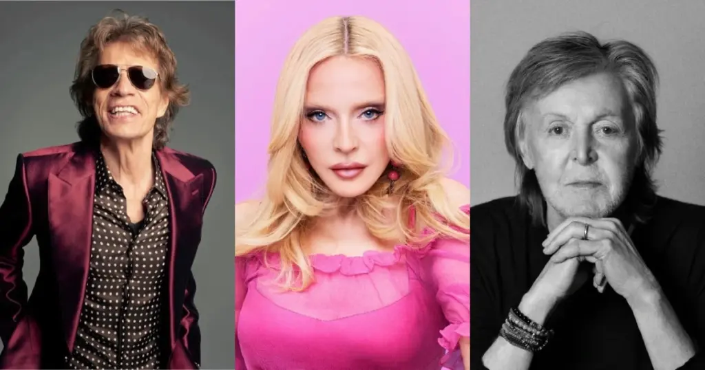 The Rolling Stones, Madonna e Paul McCartney (Reprodução Facebook) estão entre os indicados do Grammy 2027