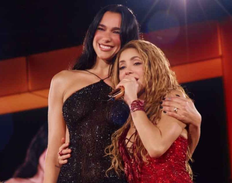 Dua Lipa e Shakira (Reprodução Instagram)