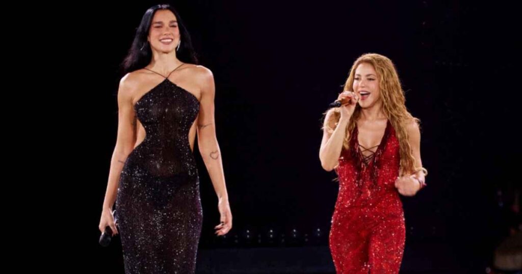 Dua Lipa e Shakira (Reprodução Instagram)