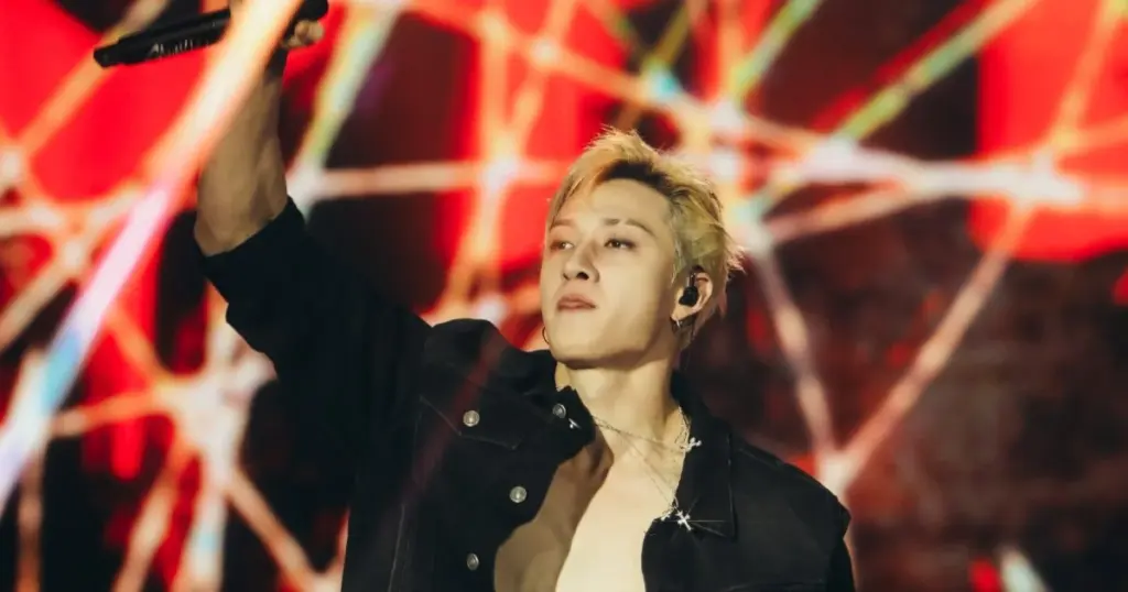 Bang Chan, do Stray Kids no Rock in Rio 2026 (Reprodução)
