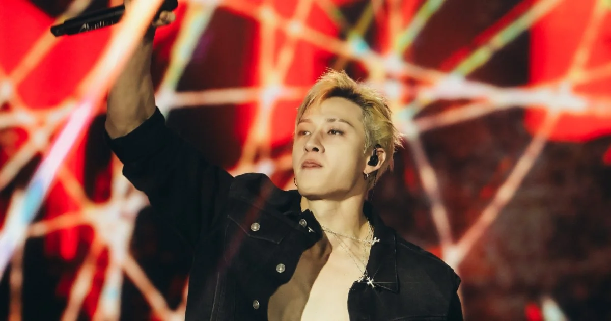 Bang Chan, do Stray Kids no Rock in Rio 2026 (Reprodução)
