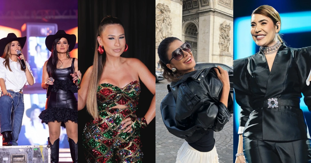 Maiara e Maraisa, Simone Mendes, Paula Fernandes e Naiara Azevedo estão no Especial 'Amigas' 2026 (Reprodução Facebook)