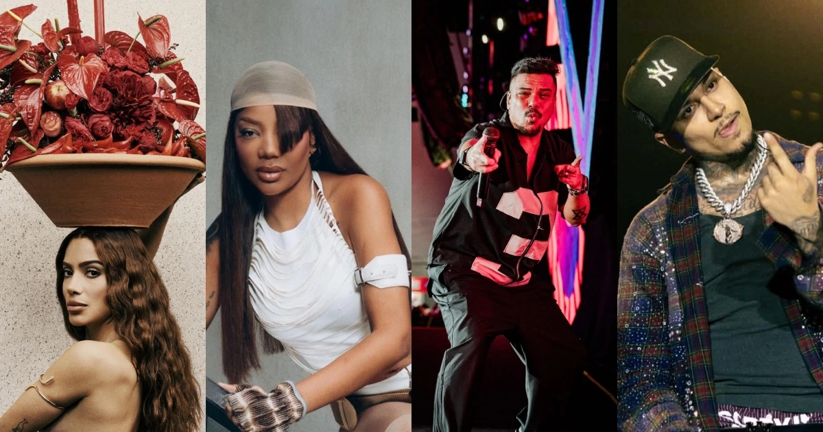 Anitta, Ludmilla, Sorriso Maroto e Veigh são atrações do Carna Rildy 2027 (Reprodução Facebook)