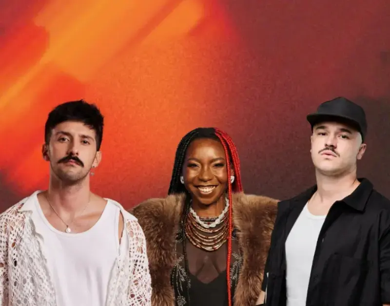 Bakka (BR), Nezello e Jéssica Gaspar (Divulgação)