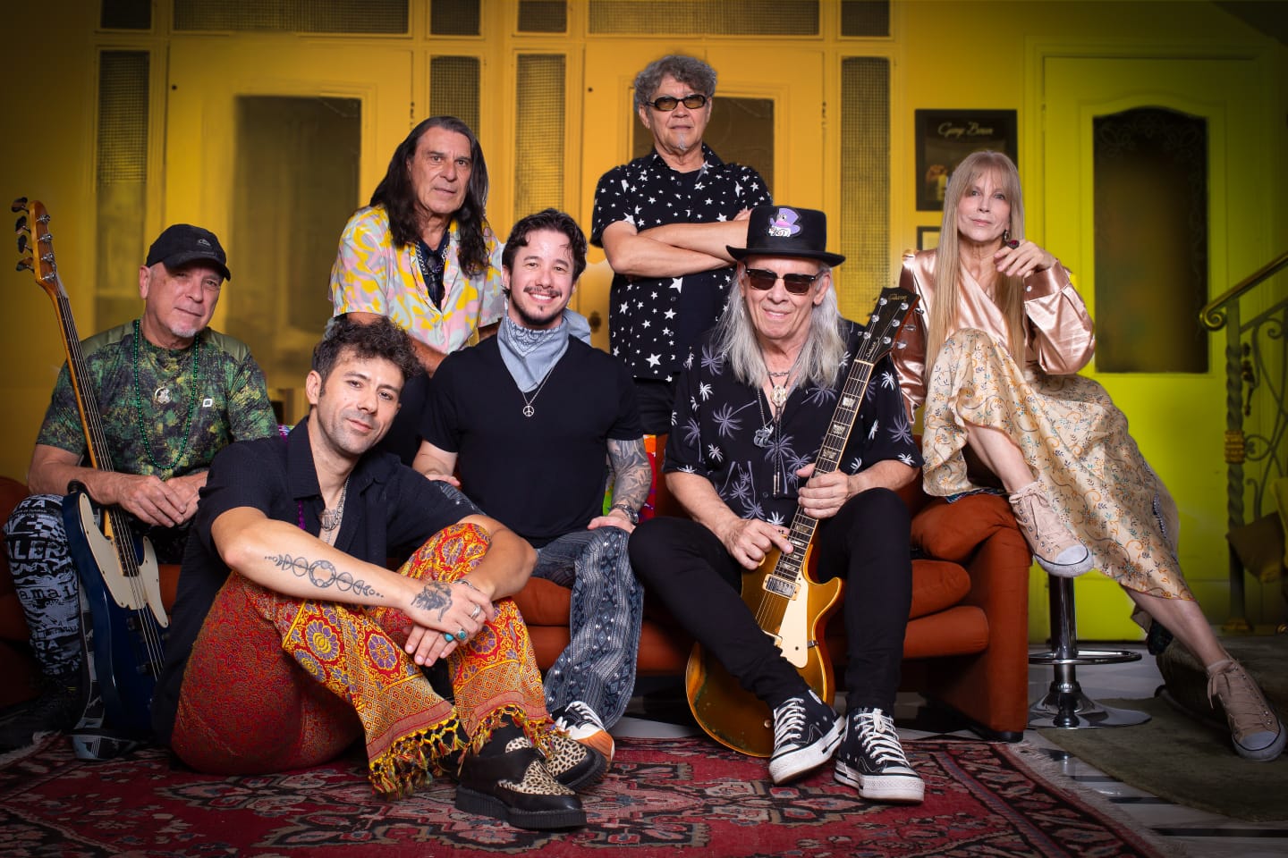 Luiz Carlini e a banda Tutti-Frutti (Divulgação)